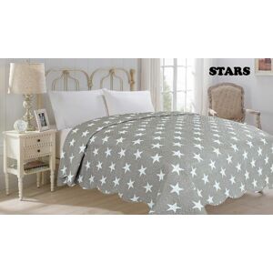 JAHU STARS Přehoz přes postel 220 x 240 cm