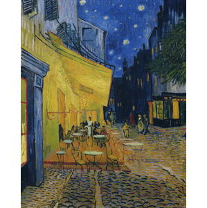 Obrazová reprodukce Kavárna Terasa v noci, Vincent van Gogh, 30 × 40 cm
