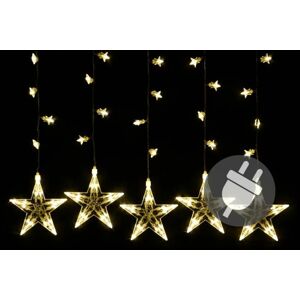 Nexos 28705 Vánoční dekorace - Svítící hvězdy - sada, 100 LED diod