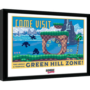 Obraz na zeď - Sonic - Green Hill Zone