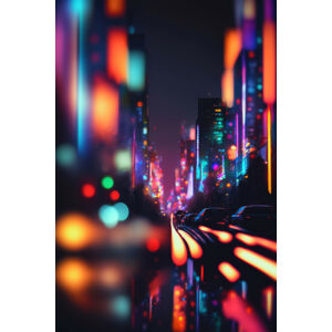 Umělecká fotografie Vibrant City, Treechild, (26.7 x 40 cm)