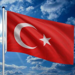 FLAGMASTER Vlajkový stožár vč. vlajky Turecko, 650 cm