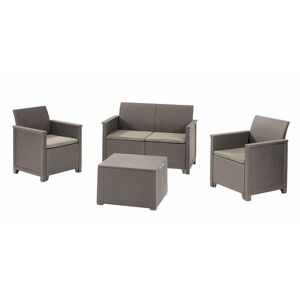 Keter EMMA 2 seaters sofa set - cappuccino