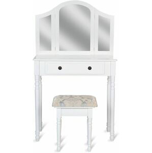 Jago 74178 Toaletní stolek s vysokou stoličkou, bílý