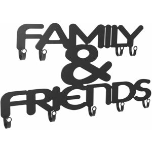 Nástěnný věšák s devíti háčky, Family & Friends