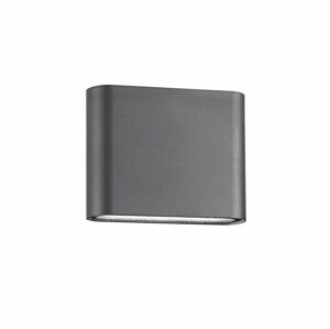 Nástěnné svítidlo šedé, IP 54, 2 x 5 W