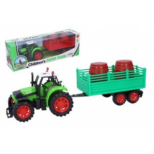 Wiky Traktor s vlečkou plast 35 cm na setrvačník