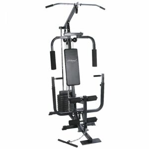 Physionics 80139 PHYSIONICS Posilovací věž, zátěžové desky 40 kg, černá