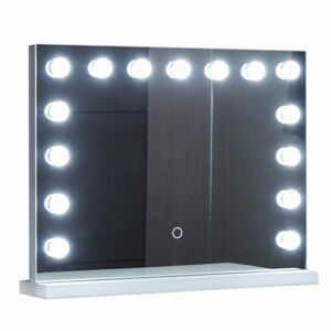 Aquamarin Koupelnové LED zrcadlo Hollywood, 58 x 43 cm