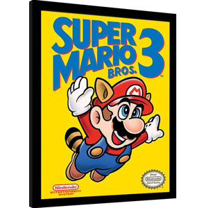 Obraz na zeď - Super Mario Bros. 3 - NES Cover