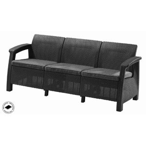 Keter 87664 KETER Corfu love seat max zahradní pohovka, grafitová