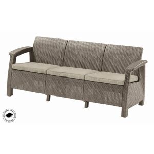 Keter 87669 KETER Corfu love seat max zahradní pohovka, cappuccino