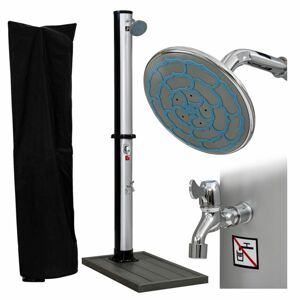 Stilista 88785 STILISTA Zahradní solární sprcha, 35 l, stříbrná