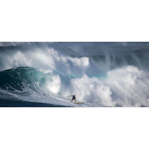 Umělecká fotografie The Surging Waves, David H Yang, (50 x 21.9 cm)