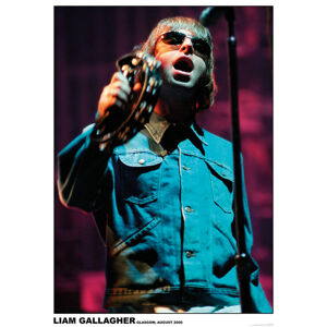 Plakát, Obraz - Liam Gallagher - Oasis Glasgow 2000, (59.4 x 84.1 cm)