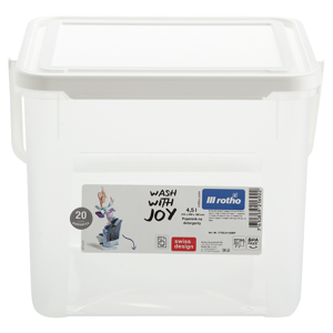 Rotho 92221 Plastový box na prací prášek, 3 kg, 4,5 l