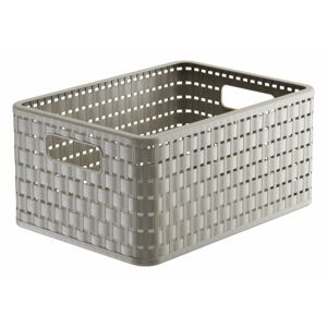 Rotho 92300 ROTHO Úložný box COUNTRY 11 l, cappuccino