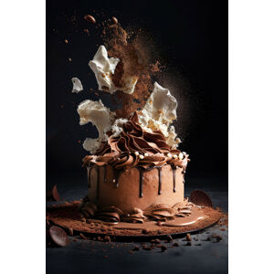 Umělecká fotografie CakeExplosion, Marcel Egger, (26.7 x 40 cm)