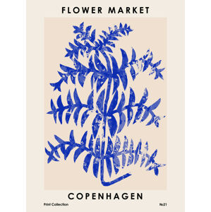 Ilustrace Flower Market. Copenhagen, NKTN, (30 x 40 cm)