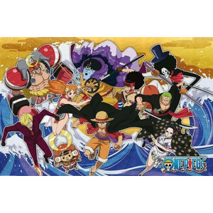 Plakát, Obraz - One Piece - The Crew in Wano Country, (91.5 x 61 cm)