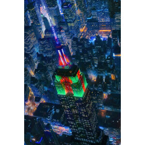 Umělecká fotografie Flying NYC, Javier de la, (26.7 x 40 cm)