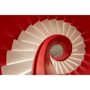 Umělecká fotografie Spiral staircase, konglingming, (40 x 26.7 cm)