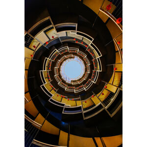 Umělecká fotografie Spiral stairs, konglingming, (26.7 x 40 cm)