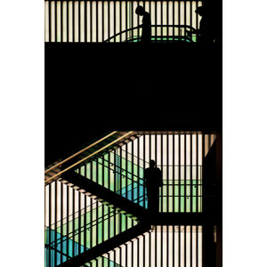 Umělecká fotografie silhouette romance, Tomoshi Hara, (26.7 x 40 cm)