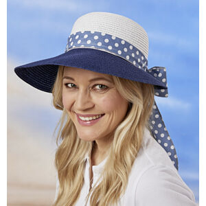 Magnet 3Pagen Letní klobouk modrá-bílá