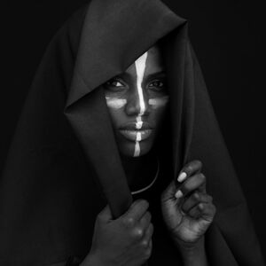 Umělecká fotografie Africana, Tomasz Solinski, (40 x 40 cm)