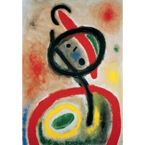 Umělecký tisk Žena III, 1965, Joan Miró, (60 x 80 cm)