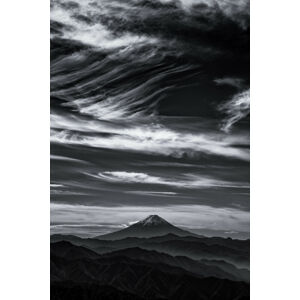 Umělecká fotografie Expressive clouds and Mt.Fuji, Masayuki Nozaki, (26.7 x 40 cm)