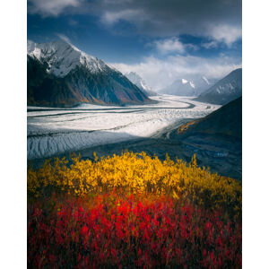 Umělecká fotografie AK Glacier, Siyu and Wei, (30 x 40 cm)