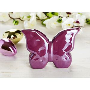 Magnet 3Pagen Dekorativní motýl fialová
