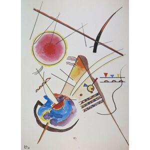 Umělecký tisk Akvarel, Kandinsky, (60 x 90 cm)