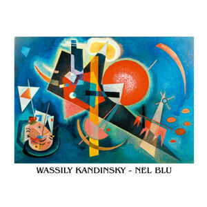 Umělecký tisk Kandinsky - Nel Blu, (70 x 50 cm)