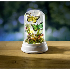 Magnet 3Pagen Dekorativní sklo s LED a motýly