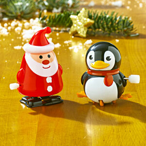 Magnet 3Pagen Natahovací figurka "Vánoční mužík" tučňák výška 8,5cm