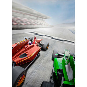 Umělecká fotografie Red open-wheel single-seater racing car Car, Jon Feingersh, (30 x 40 cm)
