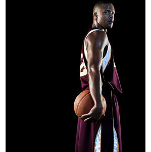 Umělecká fotografie Basketball Player, Patrik Giardino, (35 x 40 cm)