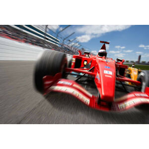 Umělecká fotografie Man driving open-wheel single-seater racing car, Jon Feingersh, (40 x 26.7 cm)