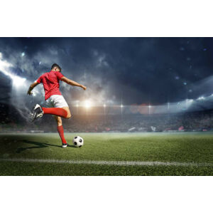 Umělecká fotografie Football player in the stadium, efks, (40 x 26.7 cm)