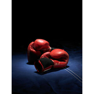 Umělecká fotografie Red boxing gloves, Phil Ashley, (30 x 40 cm)