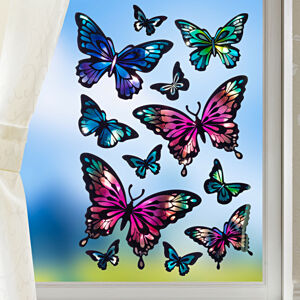Magnet 3Pagen 12 obrázků na okno "Motýli"