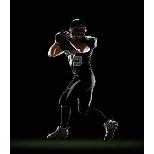 Umělecká fotografie Quarterback in Three-Step Drop position, Lewis Mulatero, (35 x 40 cm)