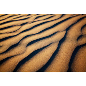Umělecká fotografie Close up of corrugated sand patterns, Jinna van Ringen Photography, (40 x 26.7 cm)