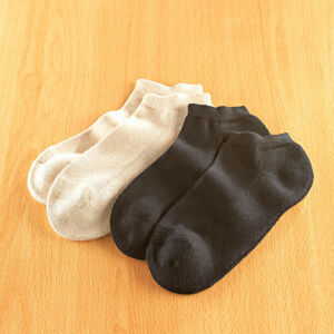 Magnet 3Pagen 2 páry sportovních ponožek černá-béžová 35/38 dámské