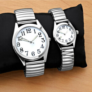 Magnet 3Pagen Náramkové hodinky stříbrná pr. 3,5cm