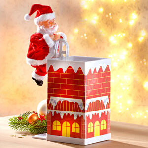 Magnet 3Pagen Santa Claus na komíně