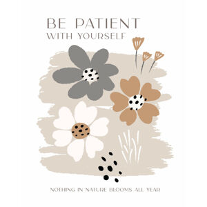 Ilustrace Be Patient With Yourself, Beth Cai, (30 x 40 cm)